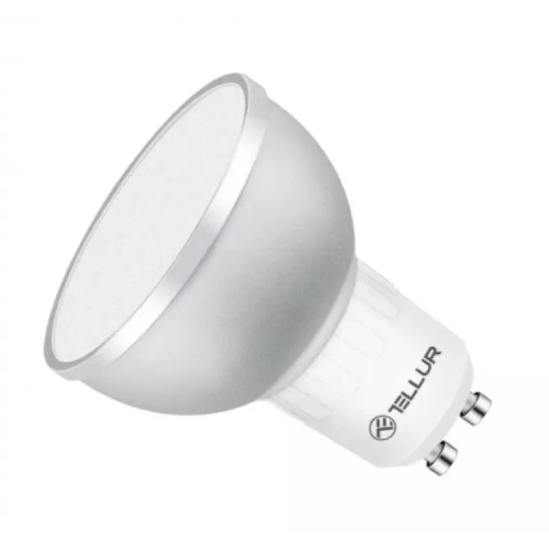 Inteligentna żarówka LED Tellur GU10 5W RGB — ściemniana – Gniazdo GU10, 5W, RGB, inteligentne sterowanie