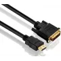 Purelink PureInstall PI3000 - Przewód wideo - Single Link - HDMI / DVI - 28 AWG - HDMI, 19-pin (M) - DVI-D (M) - 1,5 m - Potrójna izolacja - Czarny (PI3000-015)