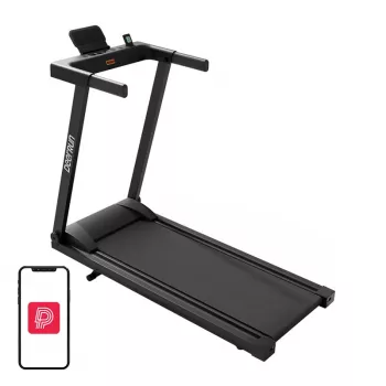 DeerRun A1 Pro Move + składana elektryczna bieżnia (czarna)