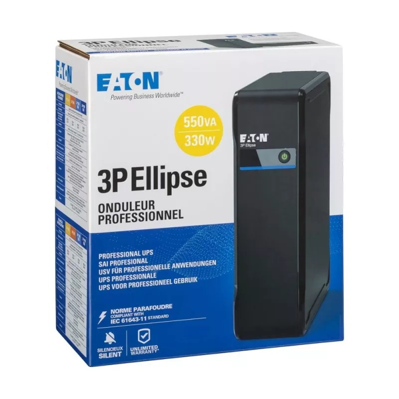 Eaton 3P550I UPS Standby Offline 0.55 kVA 330 W 4 gniazda AC