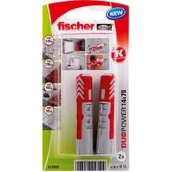 Fischer DuoPower 14 x 70 K NV kołek rozporowy 70 mm 537655 1 zestaw (537655)