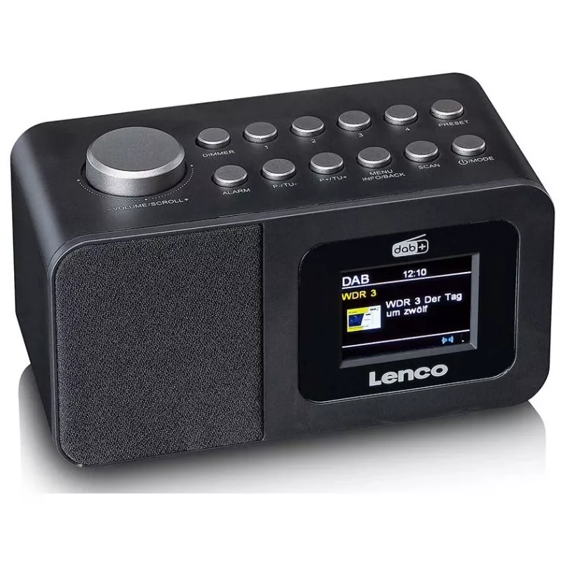 Radio stołowe Lenco CR-625BK — Odbiornik FM/AM z Bluetooth, czarny
