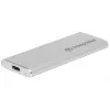 Transcend ESD240C - Dysk SSD - 480 GB - zewnętrzny (przenośny) - M.2 - USB 3.1 Gen 2 (złącze USB-C) - Srebrny