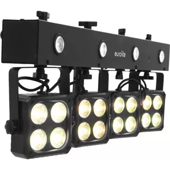 System oświetlenia PAR LED EUROLITE Akku KLS-180 180W RGB, zasilany bateriami reflektor PAR, akumulatorowy
