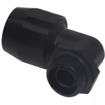 Alphacool HF Screw-In Fitting TPV Metal - 90° Rotatable 12,7/7,6mm - Czarny (17455)