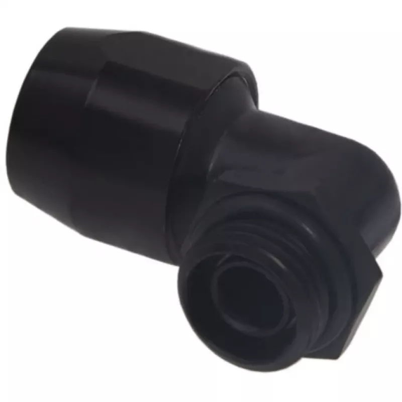 Alphacool HF Screw-In Fitting TPV Metal - 90° Rotatable 12,7/7,6mm - Czarny (17455)