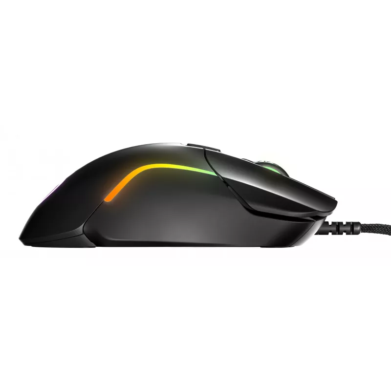 Mysz gamingowa STEELSERIES Rival 5 — praworęczna, sensor TrueMove Air, 18 000 DPI, 9 programowalnych przycisków, USB Type-A, IP54