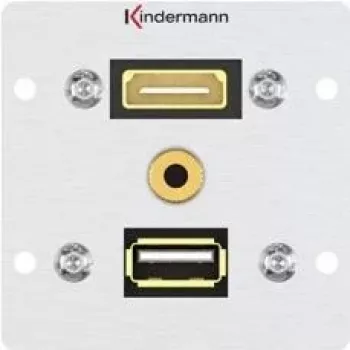 Gniazdo HDMI + USB A + 3,5 mm Kindermann 7444000547