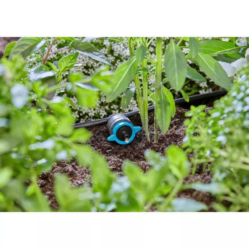 Kroplownik nawadniający Gardena 13314-20 8 l/h Czarny Montaż liniowy
