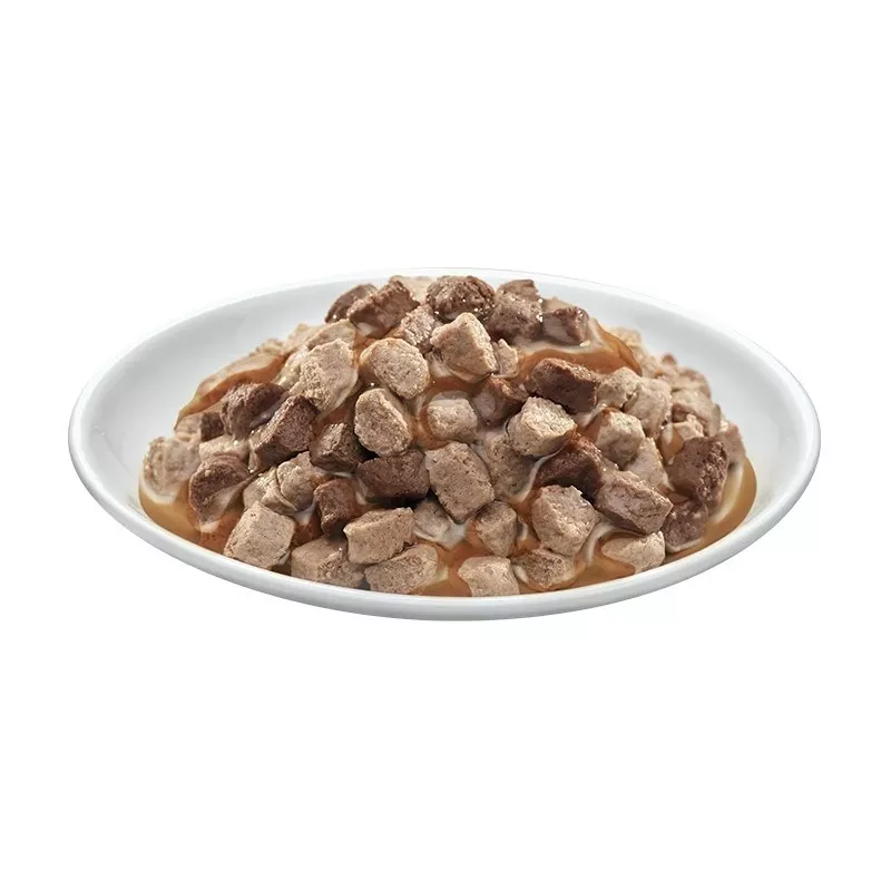 PREVITAL Megabox z karmą dla kota z jagnięciną, wołowiną, królikiem i kurczakiem w sosie - mokra karma dla kota - 24 x 100g