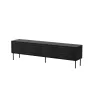 Cama CORTINA 4D szafka TV 200x40x55 czarny
