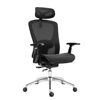 Obrotowy fotel Expert 5.3 Czarny Mesh