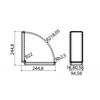 Curve Cro 90 220X90