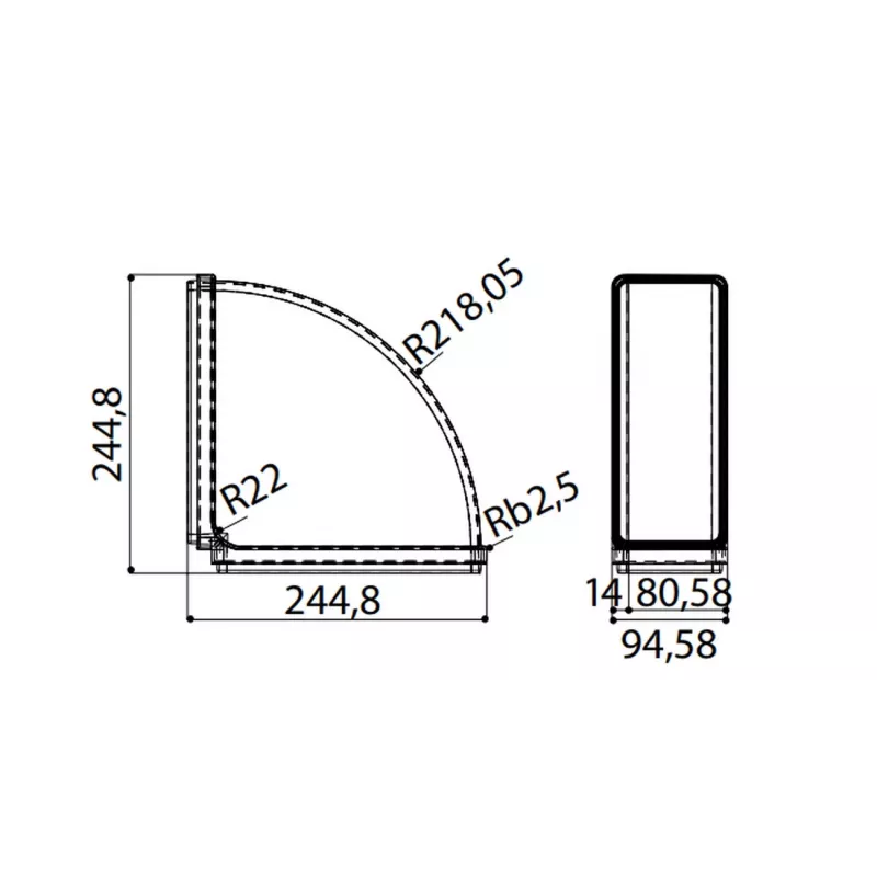 Curve Cro 90 220X90