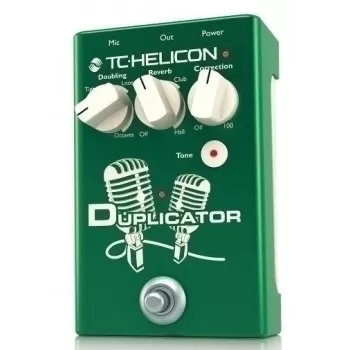 Efekt podwajania i korekcji pogłosu TC-Helicon Duplicator 000-DDX00-00010 – procesor efektów wokalnych