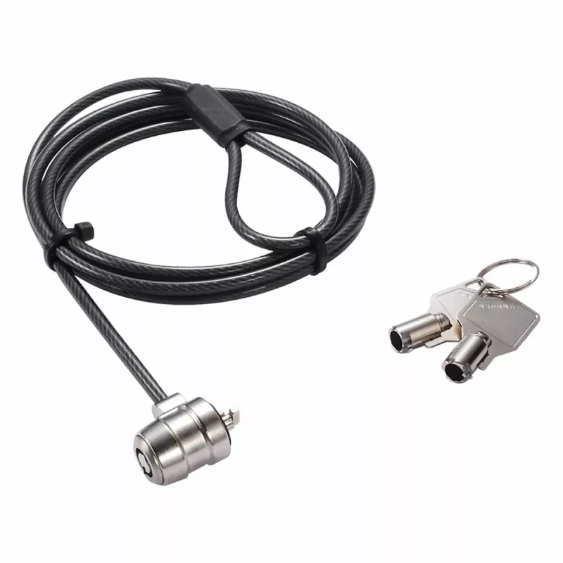 Dicota Security Cable T-Lock Base, na klucz, gniazdo 3x7mm