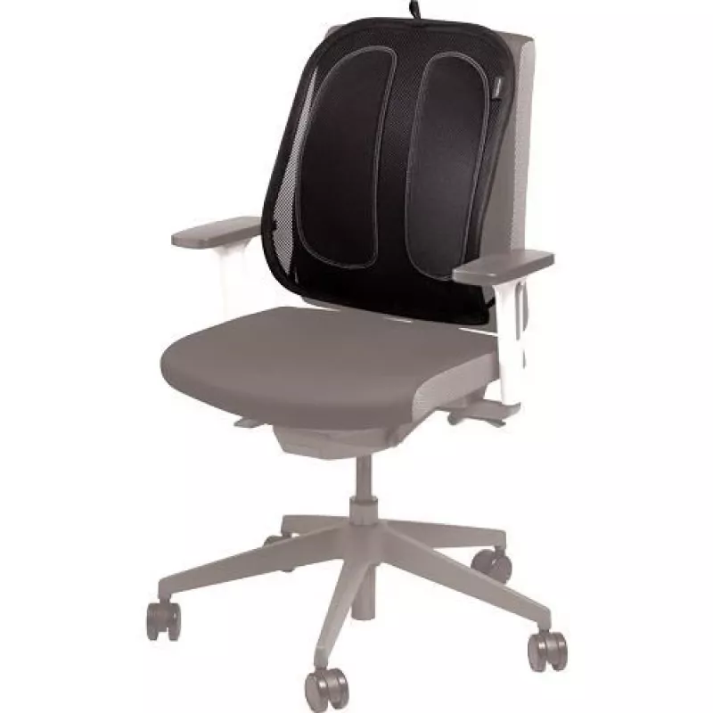 Podparcie lędźwiowe Fellowes do krzesła biurowego - siatkowe podparcie pleców Office Suites z tkaniny siatkowej - Wys.51,28 x Szer.43,97 x Gł.14,13 cm