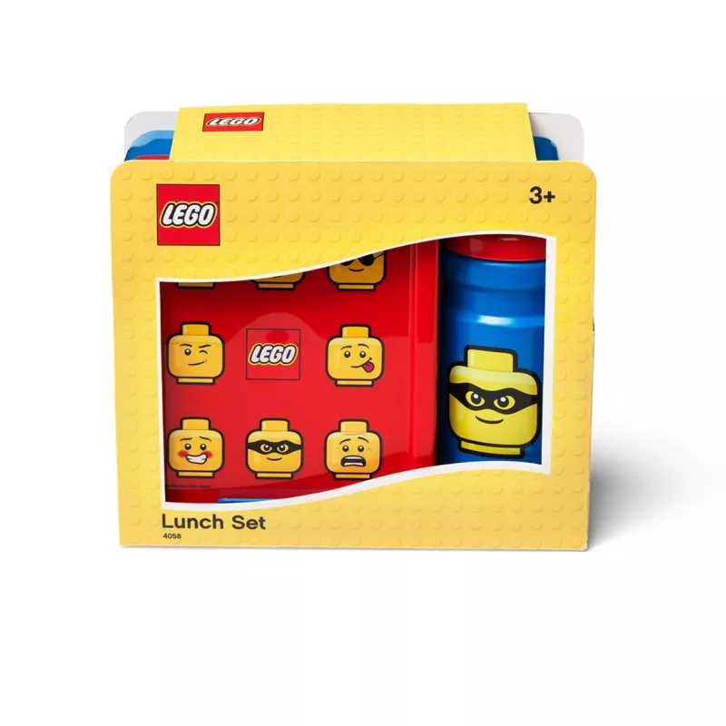 Zestaw lunchowy LEGO 40580001 Bright niebieski — dziecięcy lunchbox i bidon
