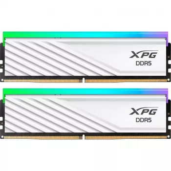 ADATA DIMM 16 GB DDR5-5600 (2x 8 GB) Dual-Kit (Biały, AX5U5600C468G-DTLABRWH, XPG Lancer Blade RGB, INTEL XMP, AMD EXPO) - 16 GB - DDR5