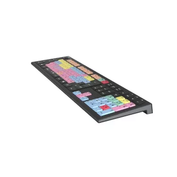 Logickeyboard ASTRA 2 USB QWERTZ Klawiatura Czarna Pełnowymiarowa 108 klawiszy