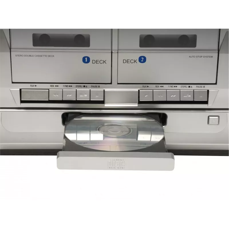 Inter Sales Denver MRD-166 - 6,9 kg - Czarny - Szary - Odtwarzacz CD