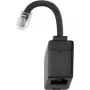 Hager EHZ001A adapter złącza kabla R12 RJ10 Czarny (EHZ001A)