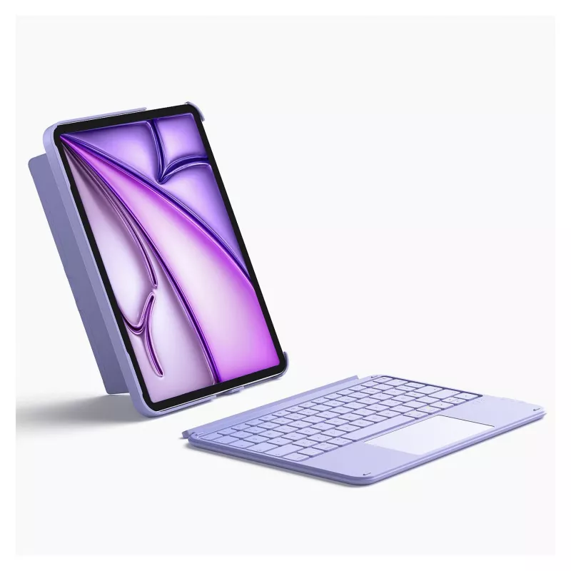 inateck Klawiatura do iPada 11 iPad Air 4/5Gen Com. QWERTZ fioletowa