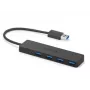 Koncentrator USB Anker Innovations A7516016 USB 3.2 Gen 1 Typ-A 5000 Mbit/s Czarny