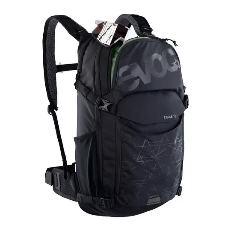 Plecak EVOC Stage rowerowy Czarny Nylon, polirattan