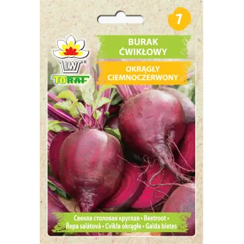 Nasiona warzyw buraka ćwikłowego Dark Czerwony Toraf, opakowanie 20 g