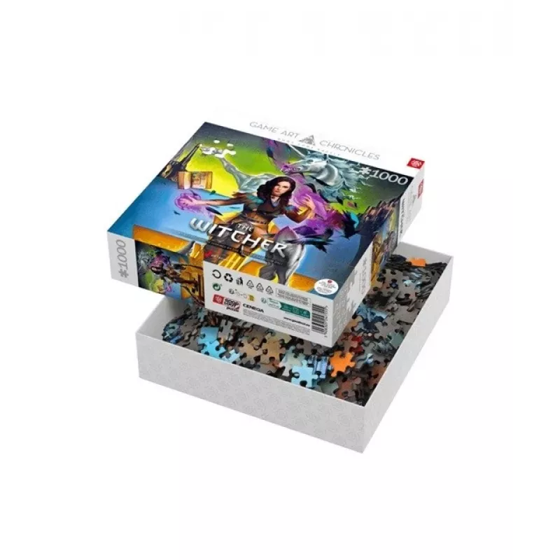 Good Loot Game Art Chronicles Puzzle: The Witcher Yennefer & Salvador Dali (1000 elementów)