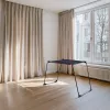 Suszarka do ubrań VILEDA Infinity Flex Ultimate Telescopic — czarna, aluminium lakierowane, 30 m powierzchni suszenia, składana, kółka
