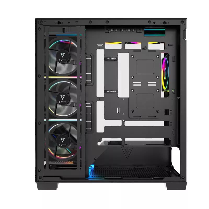 Modecom Volcano Stellar Plus ARGB Midi 8F Black