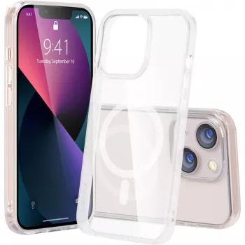 StyleShell SHOCKFlex, etui na telefon przezroczyste, iPhone 16 Plus, kompatybilne z MagSafe