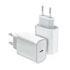 Universal charger USB C 20W Moc Delivery Biały