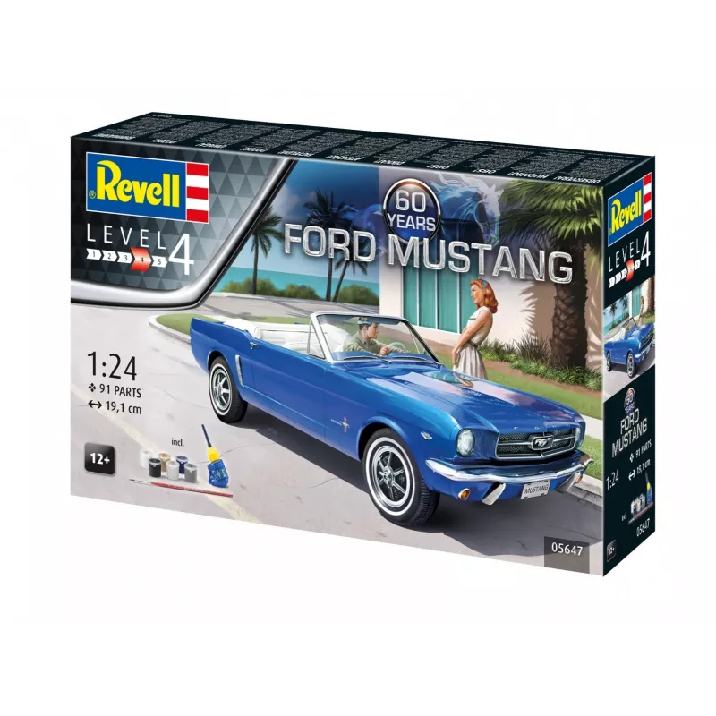 Zestaw upominkowy 60. rocznica Ford Mustang 1/24