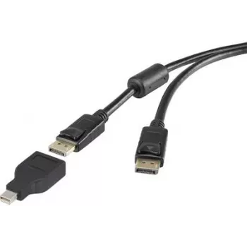 Kabel DisplayPort na Mini DisplayPort Renkforce 3 m – 1x wtyk DisplayPort na 1x wtyk Mini-DisplayPort