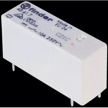 Finder PCB Power Relay 24 VDC 250 mW (43.41.7.024.0000)