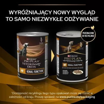 Mokra karma dla psa PURINA Pro Plan Veterinary Diets NF Renal Function terapeutyczna, wieprzowina, puszka 400 g