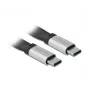 Kabel USB DeLOCK 85926 USB 3.2 Gen 2 0,22 m USB C Czarny Srebrny