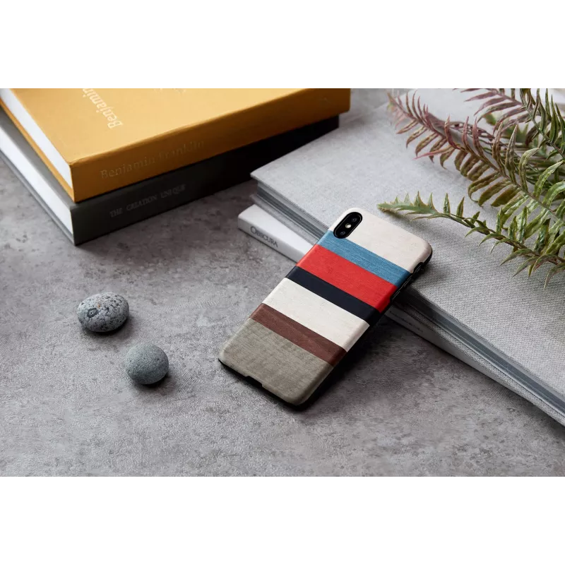 Etui na smartfona man and wood do iPhone X/XS — Corallina biały