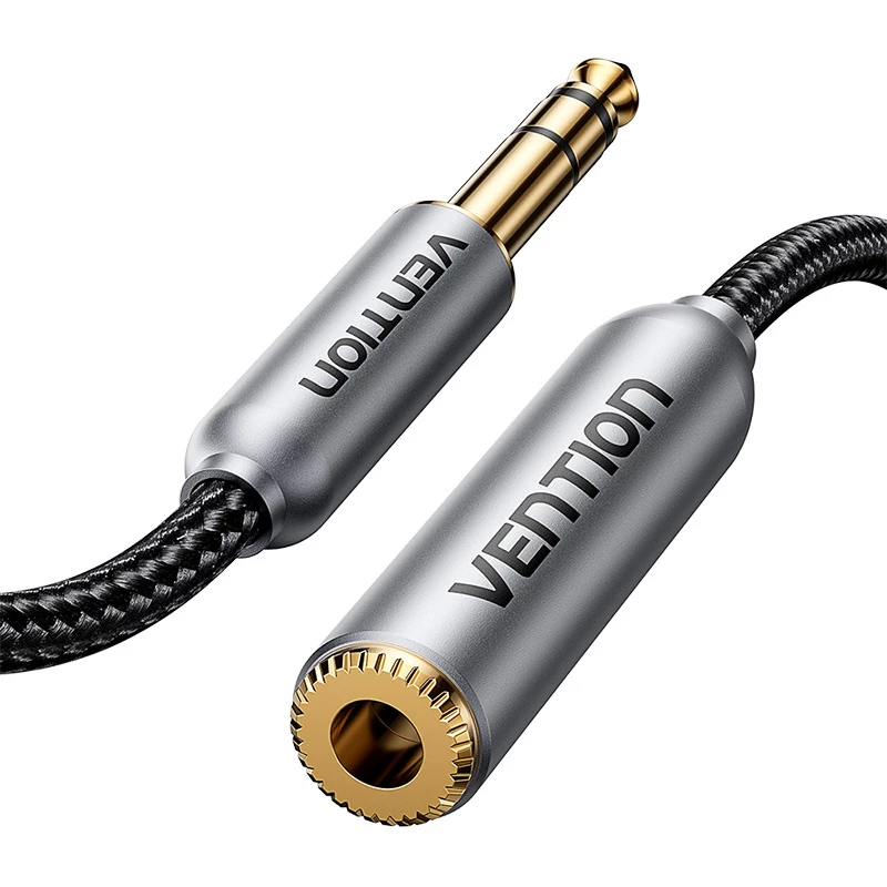Kabel audio 6,35mm męski-żeński Vention 1m