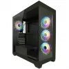Obudowa LC-Power MidiTower 715B czarna USB3.2/Audio bez zasilacza SEAMLESS_X (LC-715B-ON)