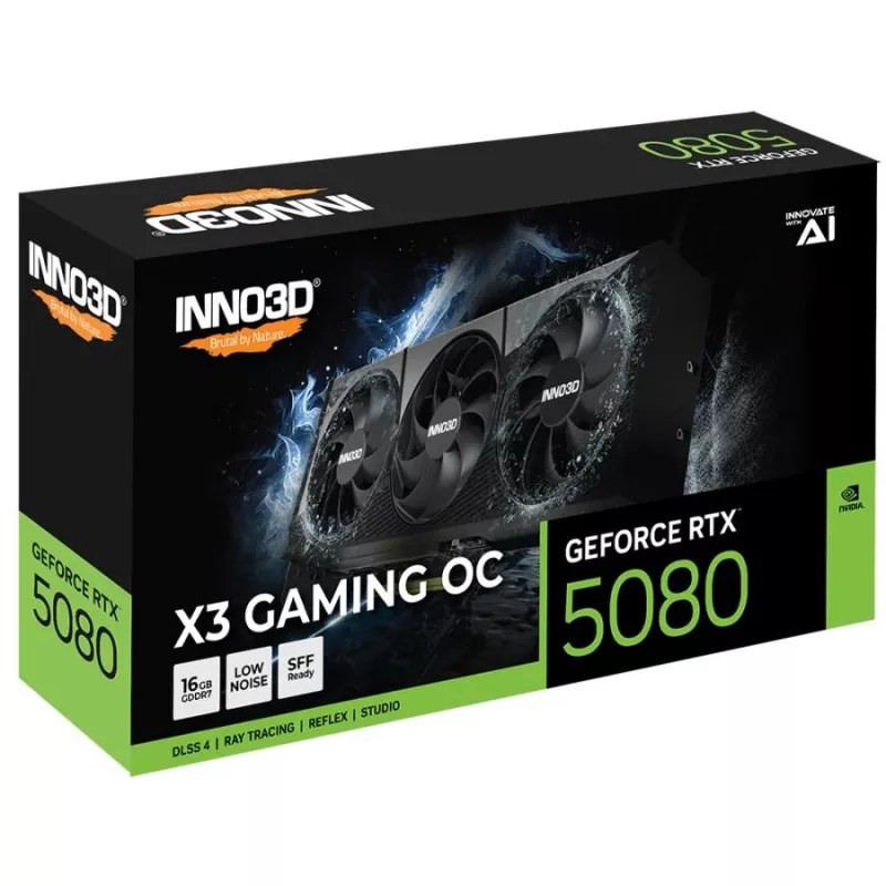 Karta graficzna INNO3D GeForce RTX 5080 X3 Gaming OC 16GB GDDR7