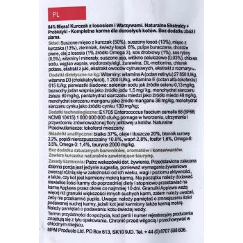 Sucha karma dla kotów Applaws kurczak dla dorosłych kotów & Salmon, 7.5 kg, 36,5% białka, 16% tłuszczu, bezglutenowa i bez soi