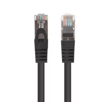 Kabel krosowy Lanberg Cat.6 F/UTP 0,5 m Czarny Fluke Passato Zestaw 10 sztuk (F/UTP, CAT6, 0,50m), Kabel sieciowy