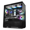Obudowa PC CHRONIX V2 Mid Tower ARGB wentylator x3 czarna