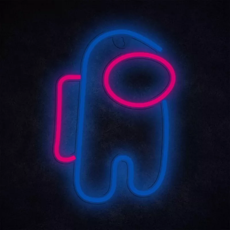 Dekoracyjne światło LED w stylu neonu MANTA SNL27BLT Style Neon Lights ASTRONAUT, blat stołowy, ścienny, akcent LED z wtyczką