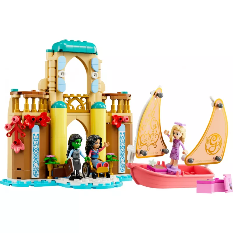 Zestaw konstrukcyjny LEGO 75681 z minifigurkami: Wicked, Glinda, Elphaba, Nessarose oraz Uniwersytet Shiz
