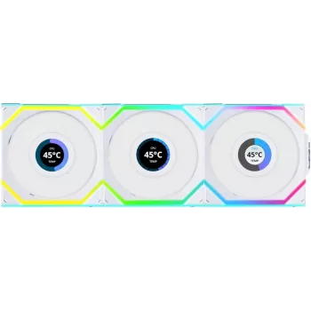 Lian Li UNI FAN SL Wireless LCD ARGB 120mm Biały 3-pak